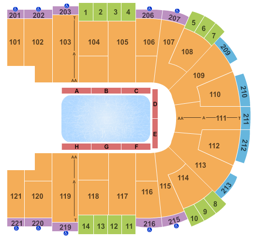 Sames Auto Arena Disney On Ice Seating Chart